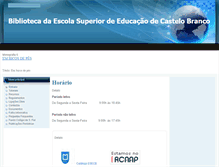 Tablet Screenshot of biblio.ese.ipcb.pt